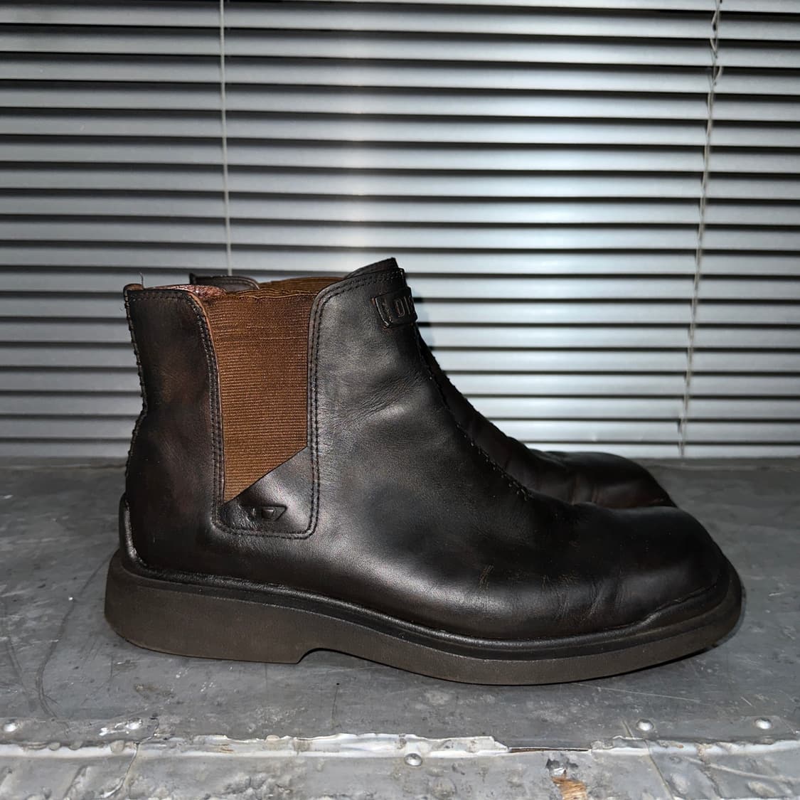 00s 디젤 스퀘어토 가죽 부츠 상품이미지6