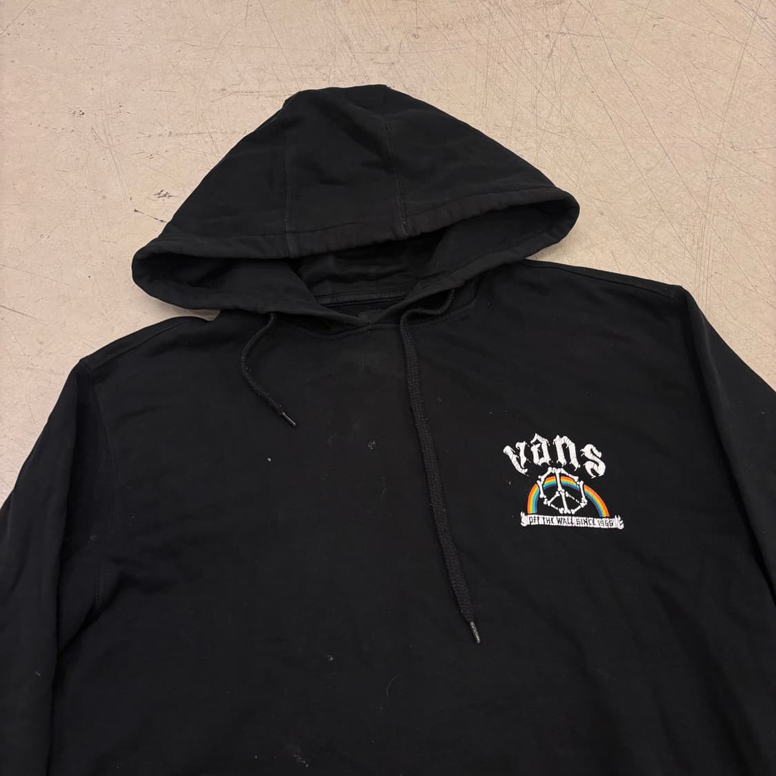 반스 스컬 빅로고 후드티 상품이미지3