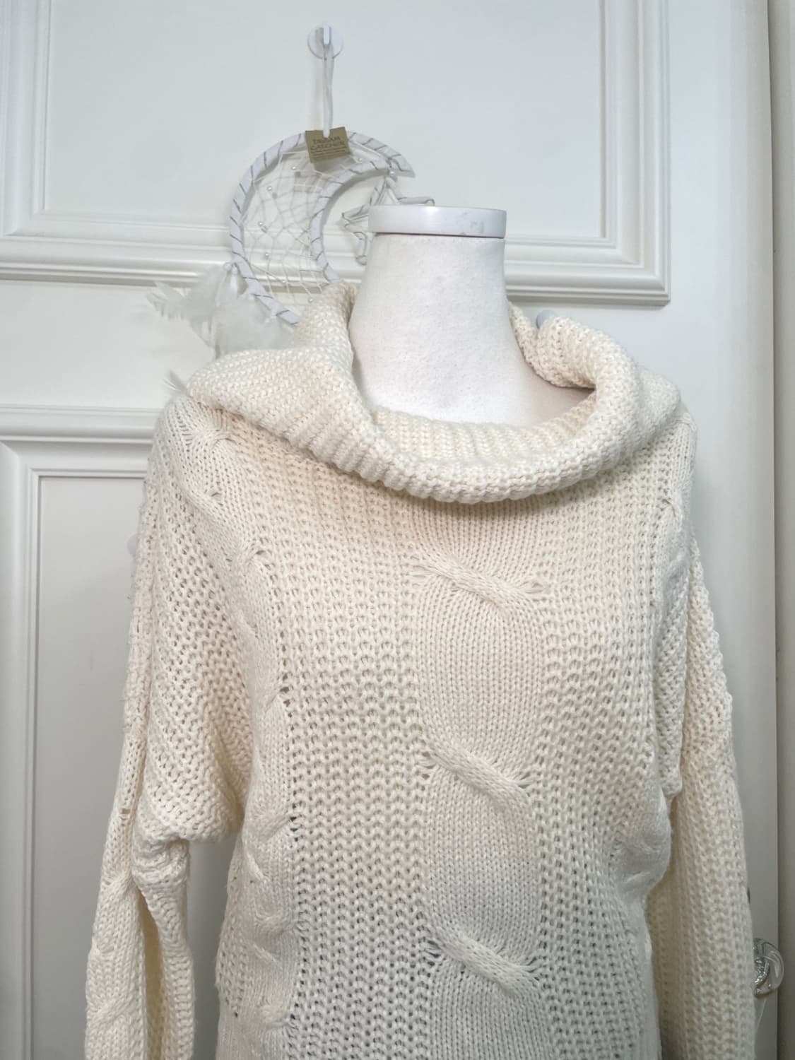 ivory twist turtle-neck sweater top 상품이미지7