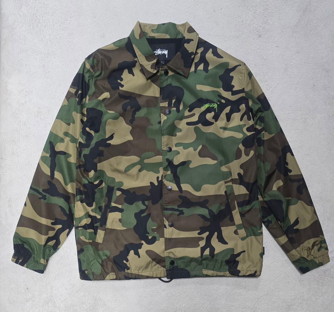 스투시 카모플라쥬 코치 자켓 100사이즈 상품이미지1