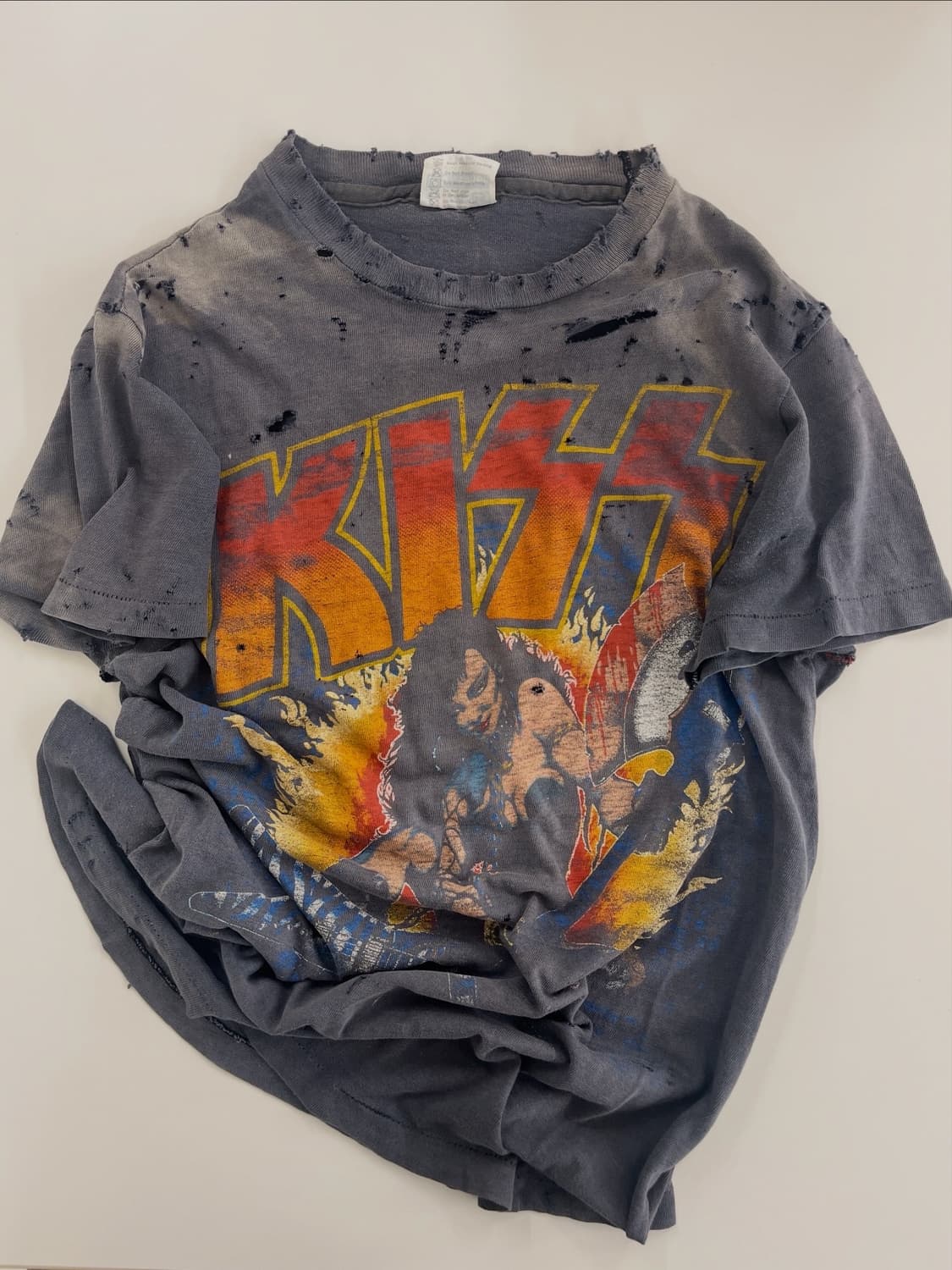 Vintage KISS 1984 World Tour  T-shirt 상품이미지2
