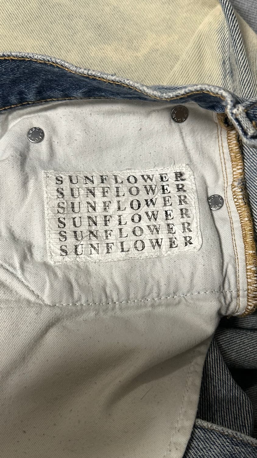 선플라워 루즈핏 데님 31/32 판매 상품이미지4