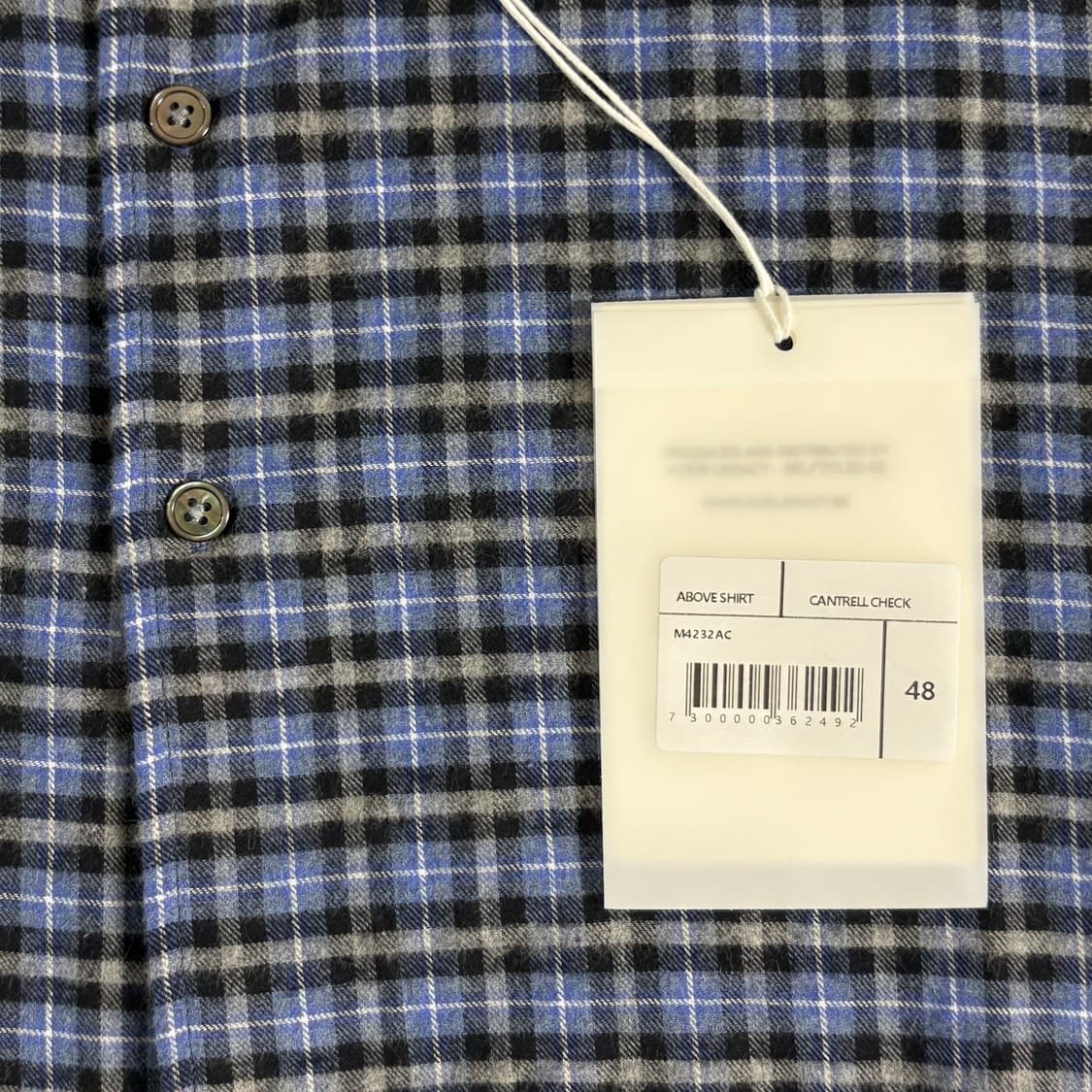 Our Legacy Above Shirt Cantrell Check 상품이미지5
