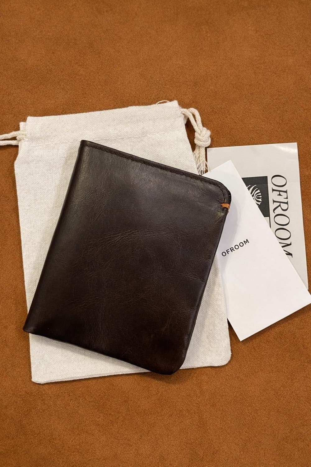 오일브라운 소가죽지갑 빈티지 무드 상품이미지2