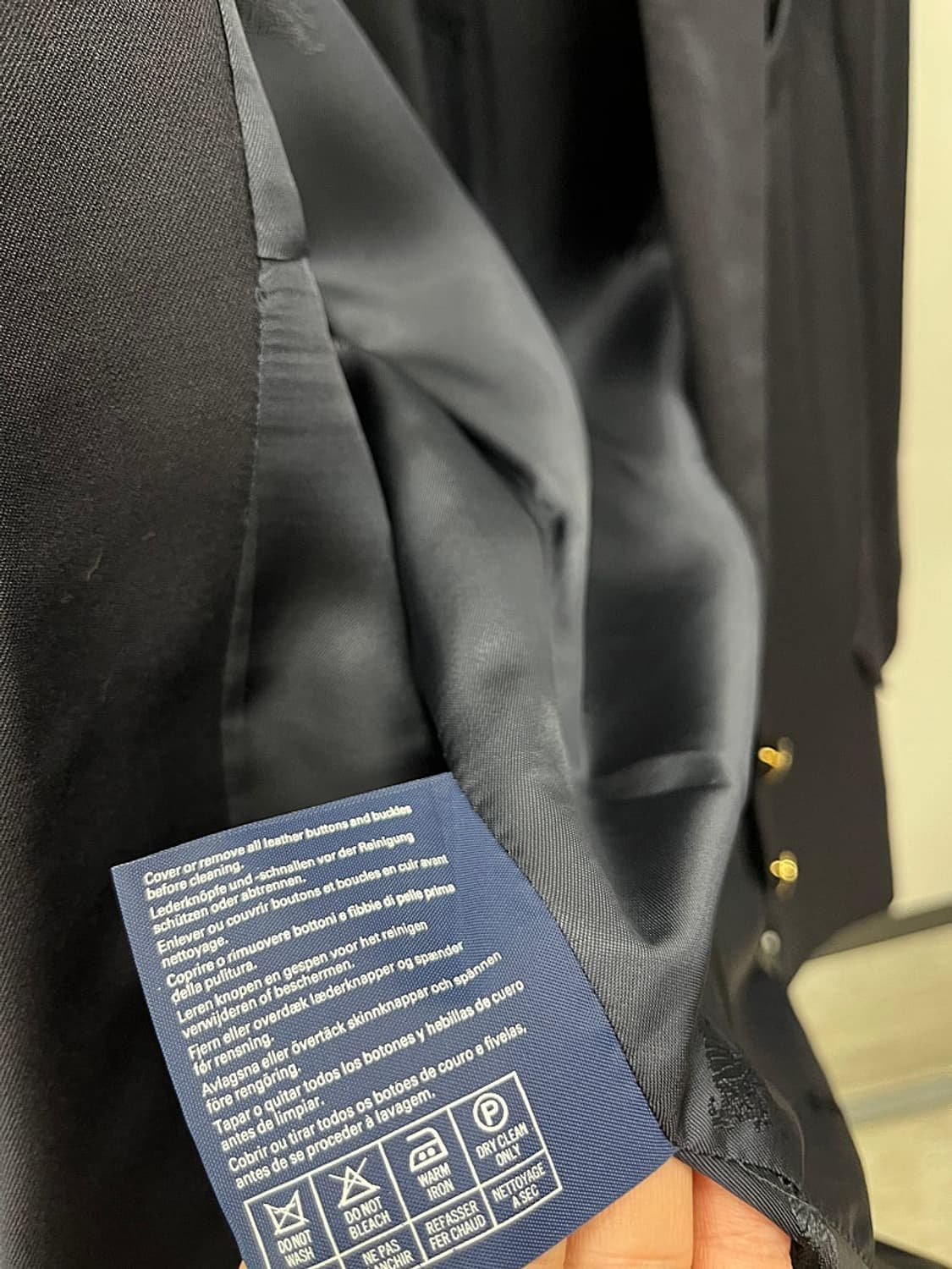 여) 버버리 네이비 금장자켓  상품이미지9