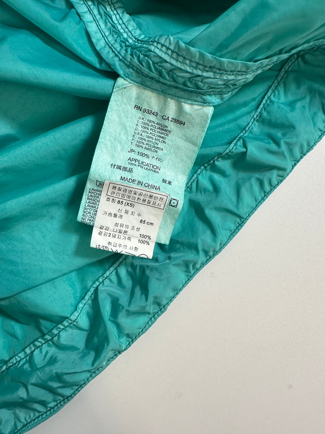 Diesel 디젤 나일론 셔링후드 자켓 (xs/44/55) 상품이미지4