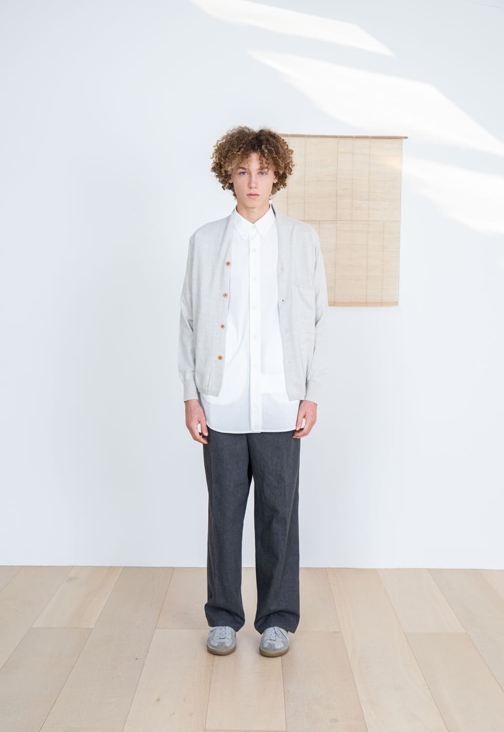 도큐먼트 네이비 가디건 L 상품이미지2