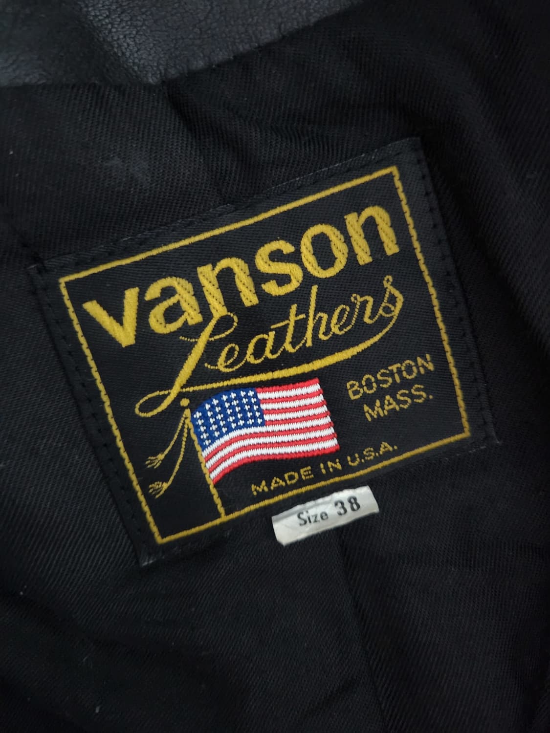 80s Vanson Double Riders Leather 상품이미지5