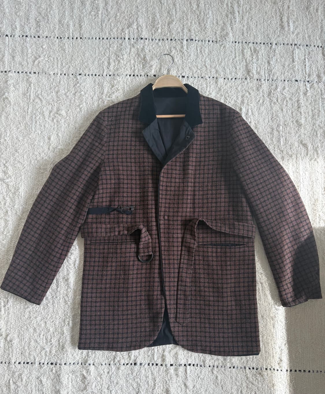 Sunsea reversible check coat 상품이미지1