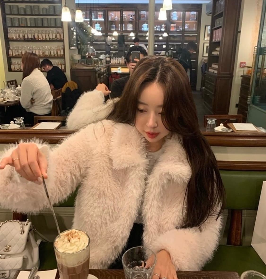 [siye] 시예 베이비 로얄 퍼 자켓 아이보리 상품이미지5