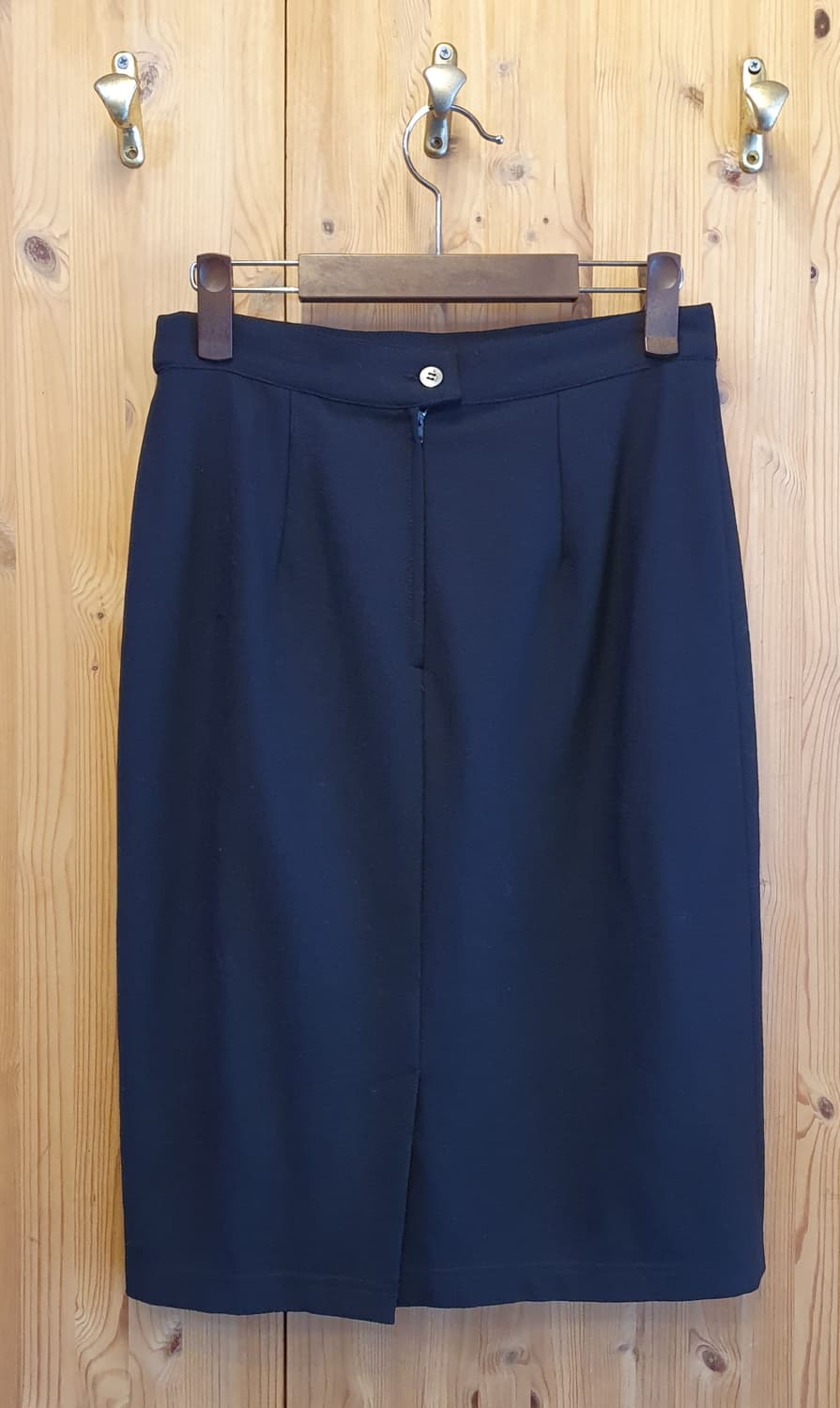 허리28/막스마라 블랙 스커트 상품이미지3