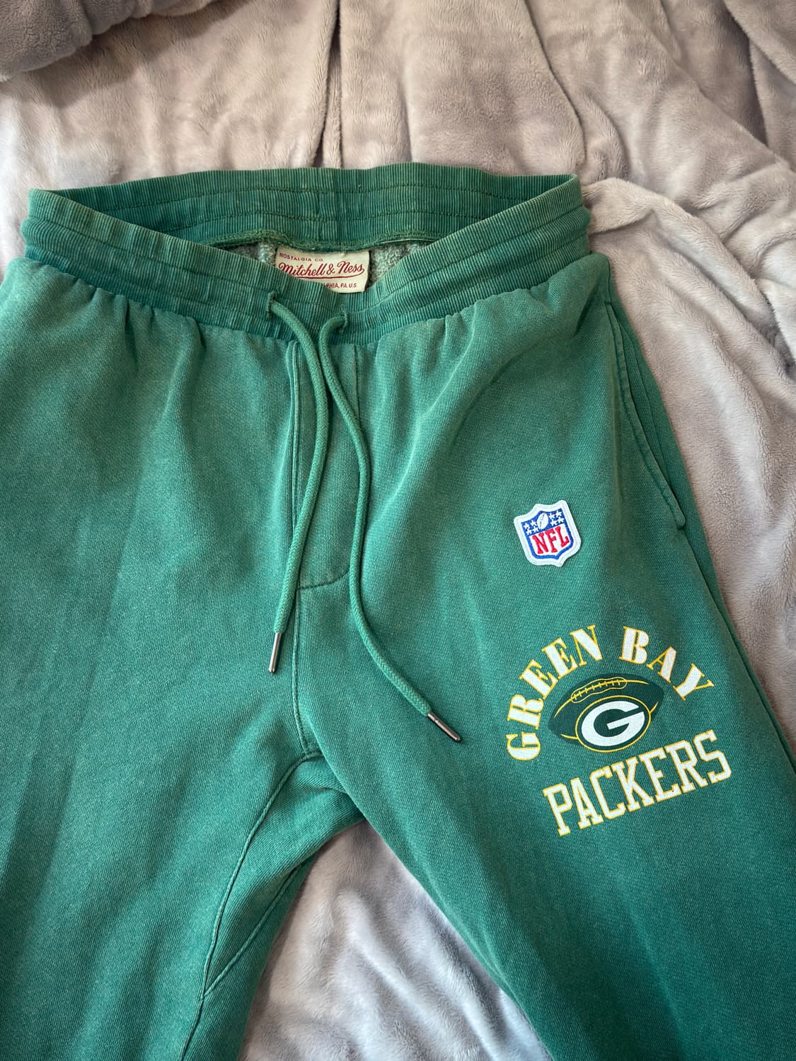 [s] 미첼엔네스 & NFL팀 그린베이 패커스 스웻팬츠 상품이미지2
