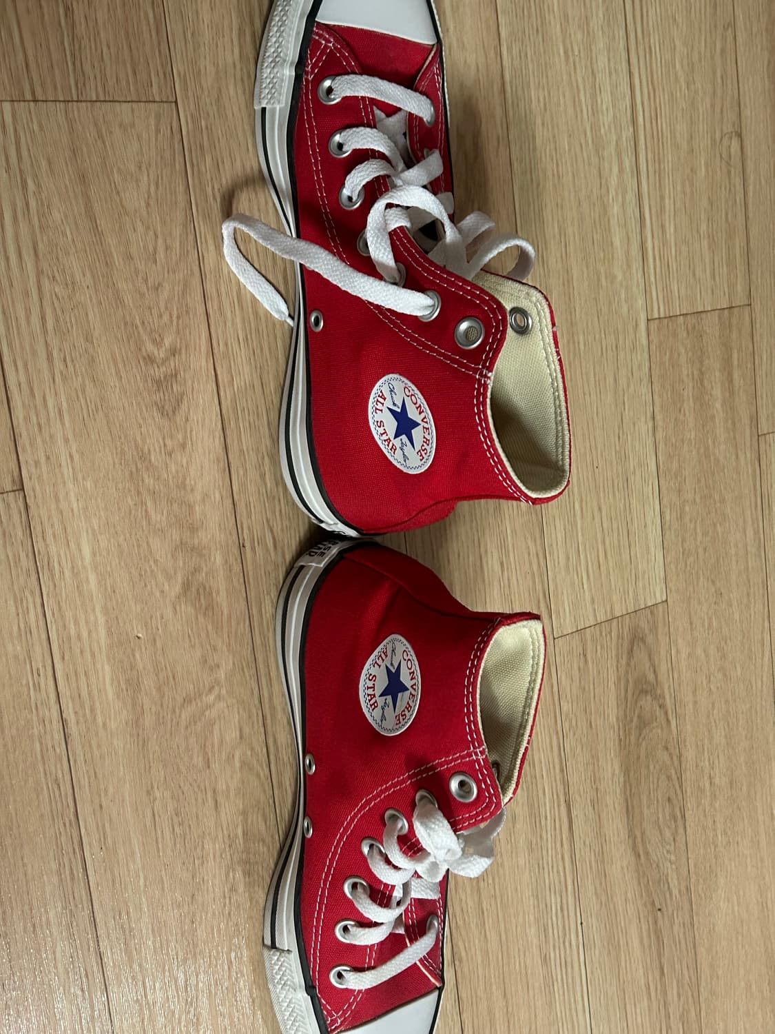 컨버스 빨간색 크림가6만원 상품이미지2