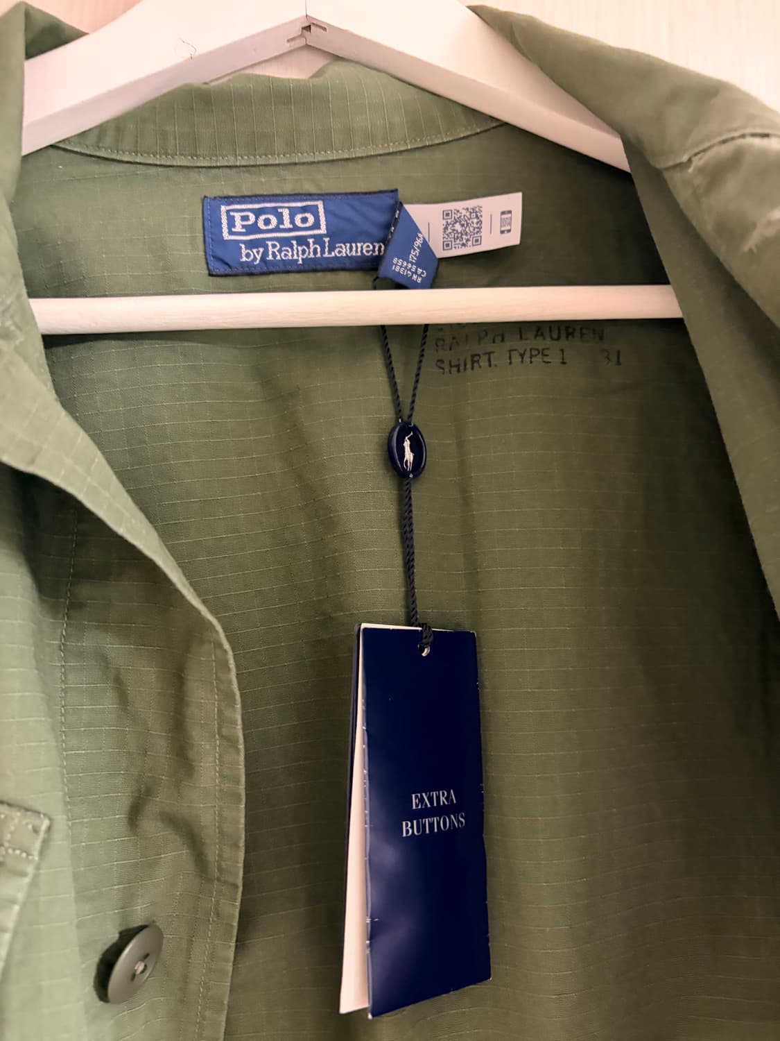 폴로 랄프로렌 립스탑 유틸리티 오버셔츠 올리브 M 상품이미지3