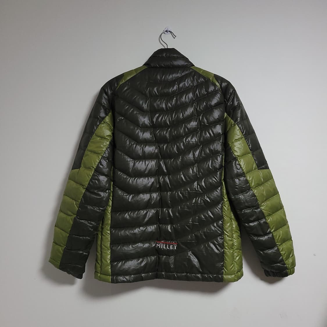 (100) MILLET 밀레 리버시블 카모플라쥬/그린 양면 패딩 점퍼 상품이미지5