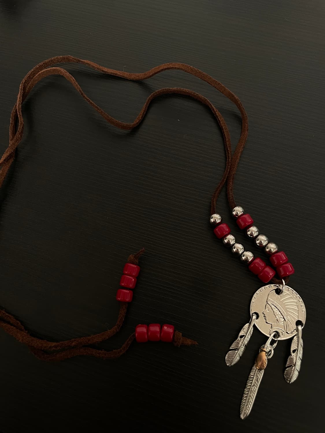 빈티지 오리엔탈 인디언 드림캐쳐 목걸이 상품이미지2