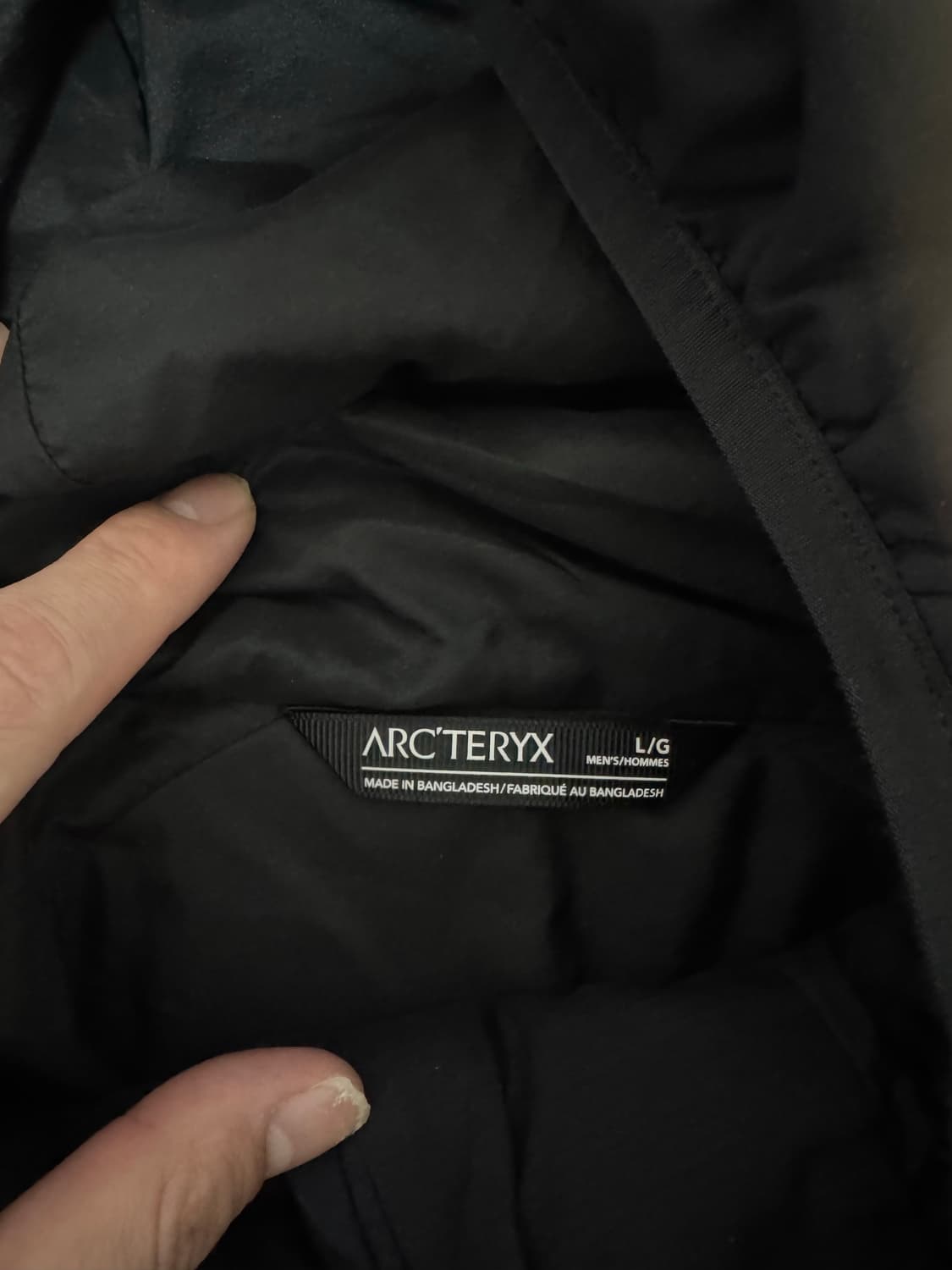 아크테릭스 아톰 후디 블랙 상품이미지2