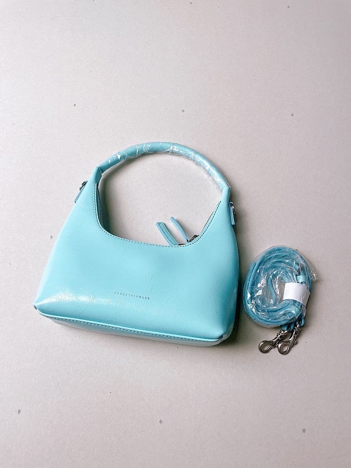 (정품/새상품) 마지셔우드 여성 아쿠아블루 크링클 호보백  상품이미지1