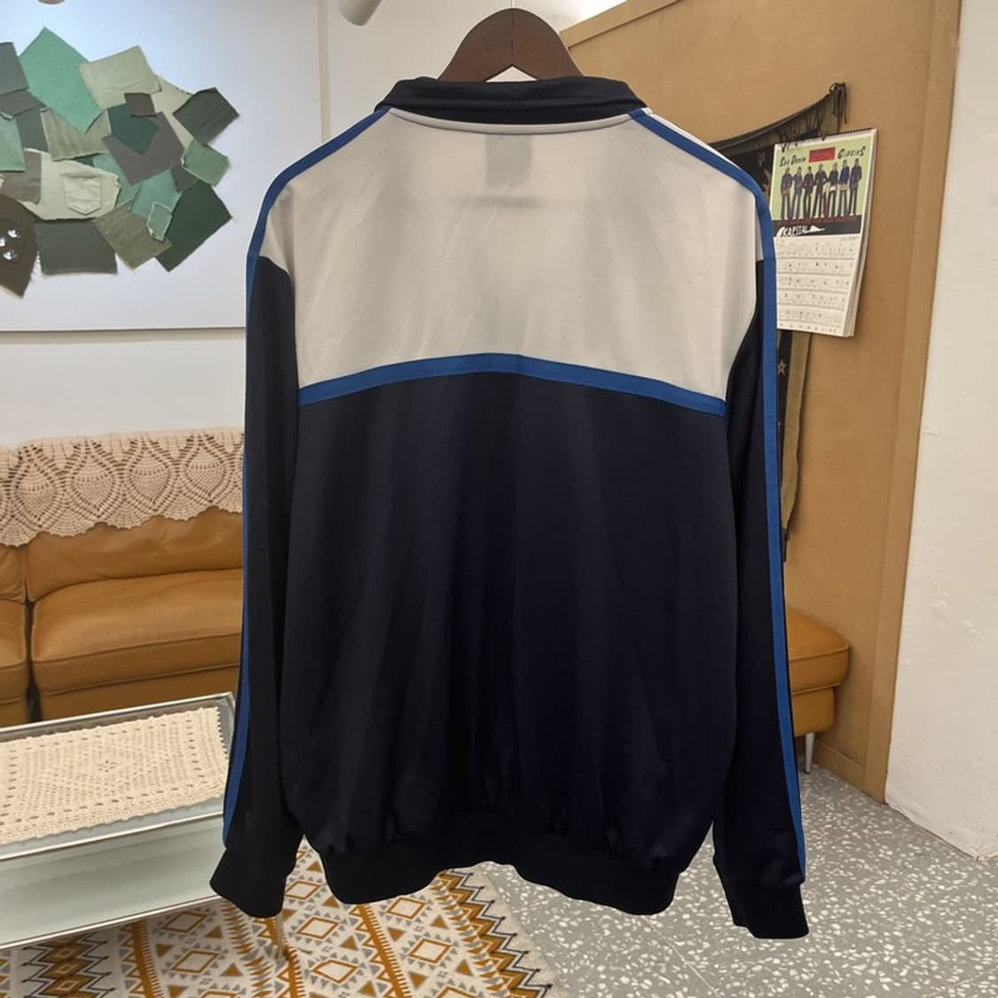 아디다스 올드스쿨 레트로 삼각로고 돌고래 져지 집업 115 C10913 상품이미지4