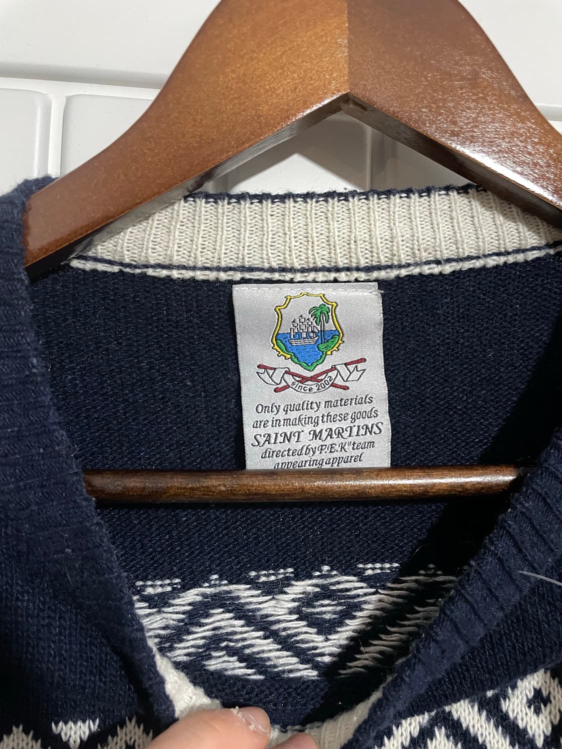 vtg 페어아일 라운드 니트 상품이미지5