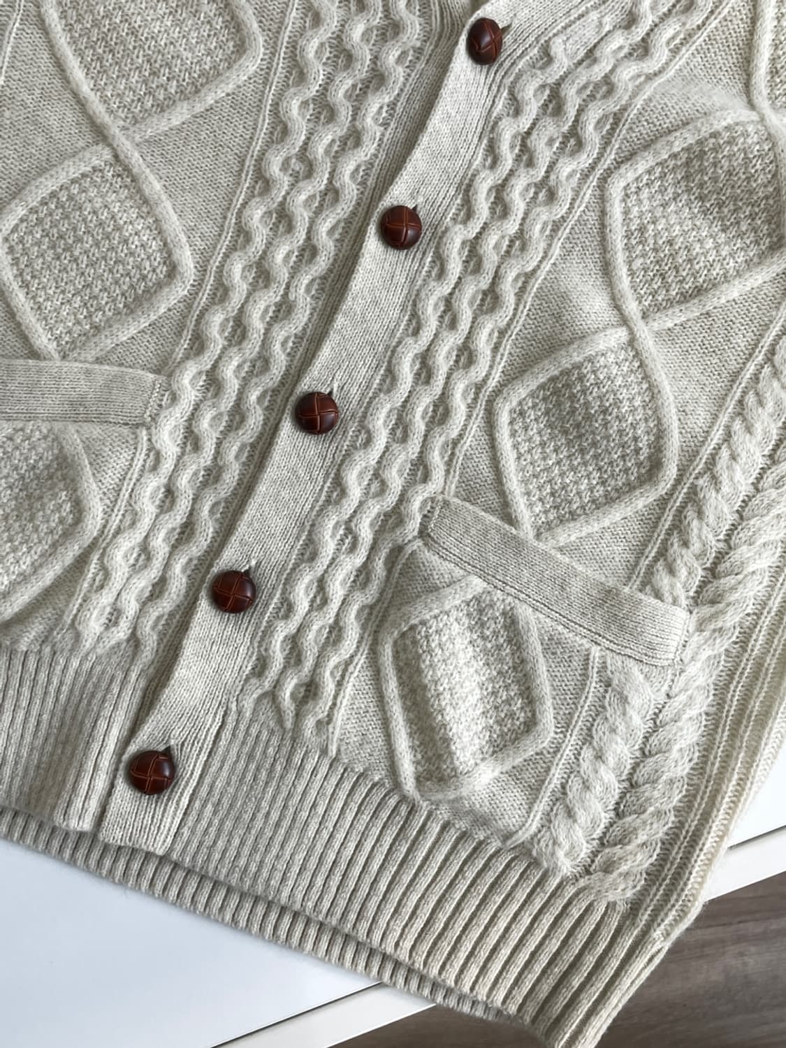 브룩스 브라더스 피셔맨 케이블 가디건  상품이미지3