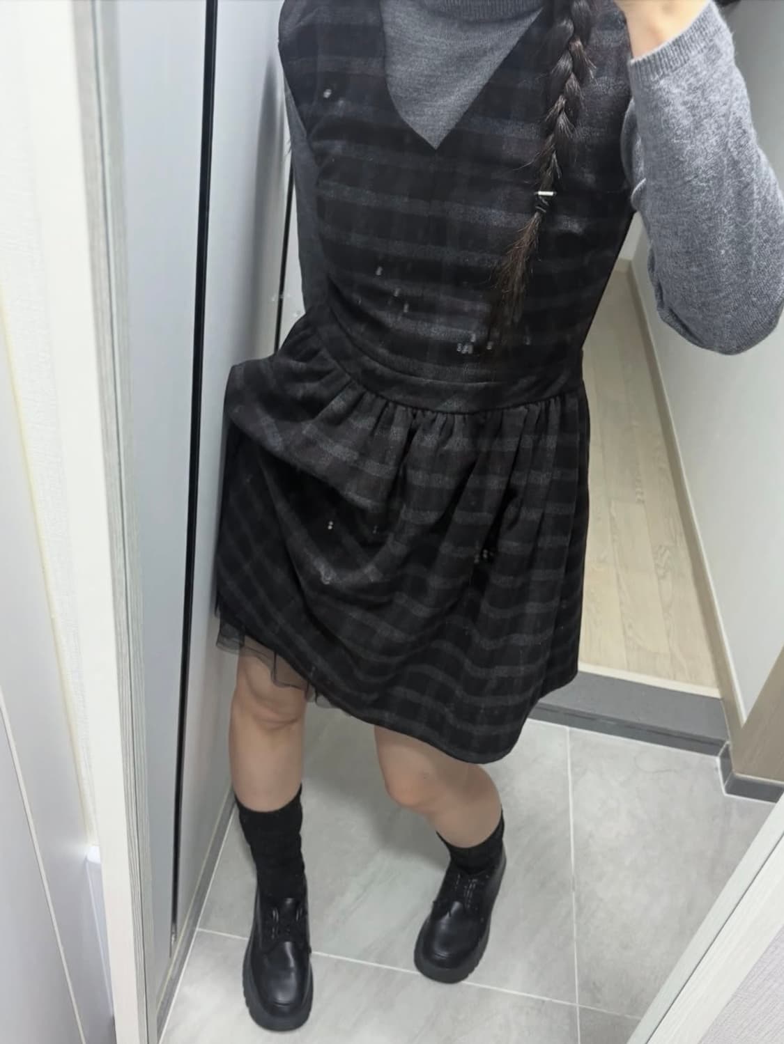 Grey Turtleneck Knit 상품이미지3