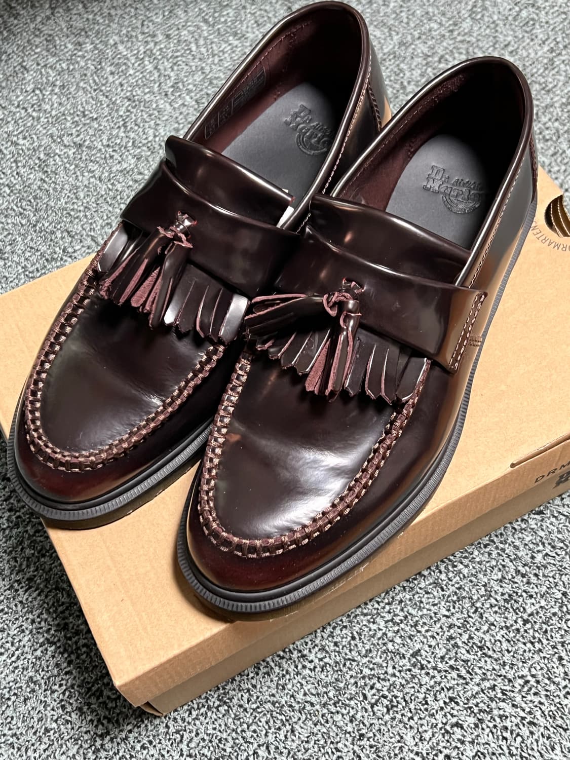 닥터마틴 아드리안(Adrian) 체리레드 280사이즈 새상품 상품이미지1