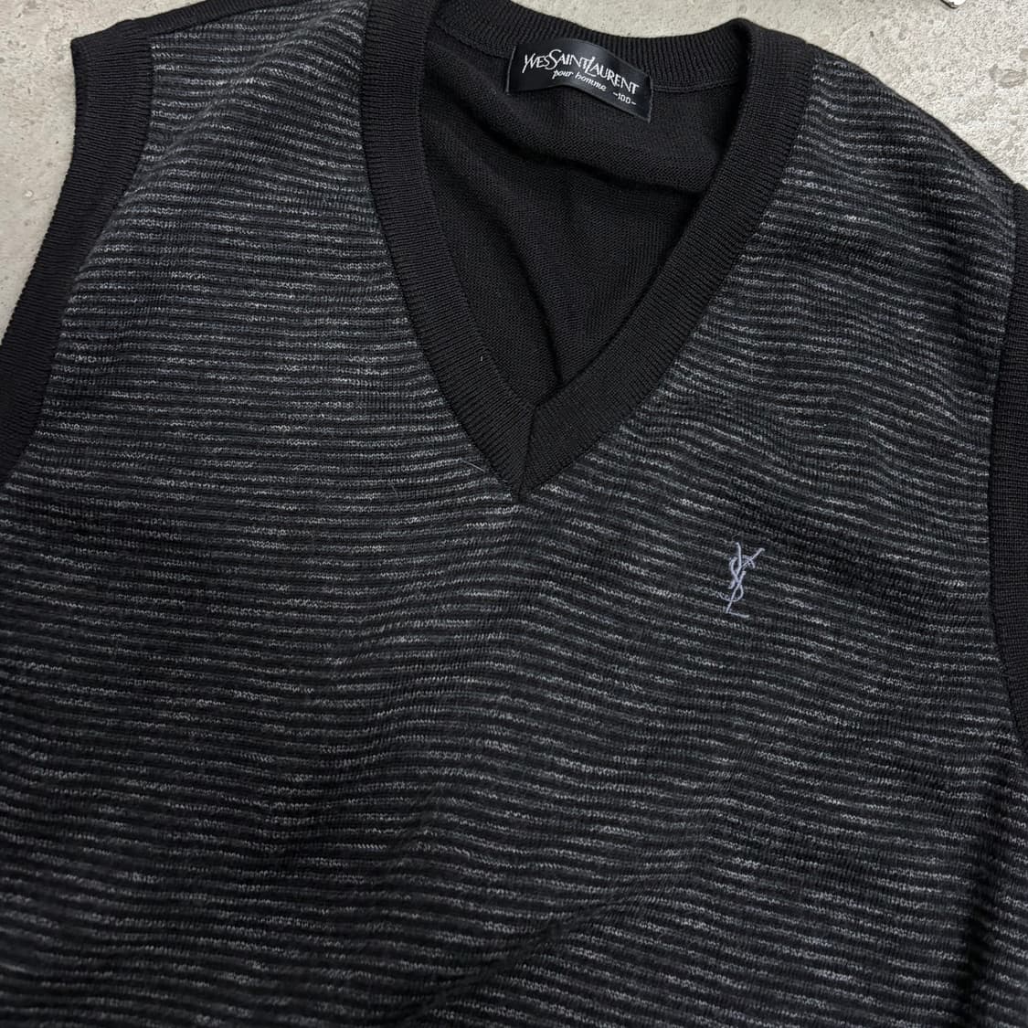 입생로랑 니트 조끼[1814] 상품이미지5