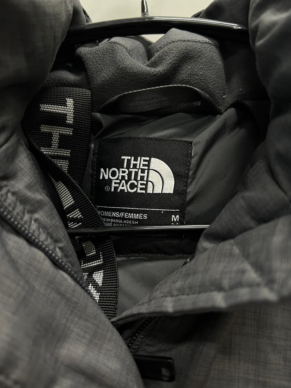 (M) 노스페이스 우먼스 구스다운 롱 자켓 차콜 상품이미지5