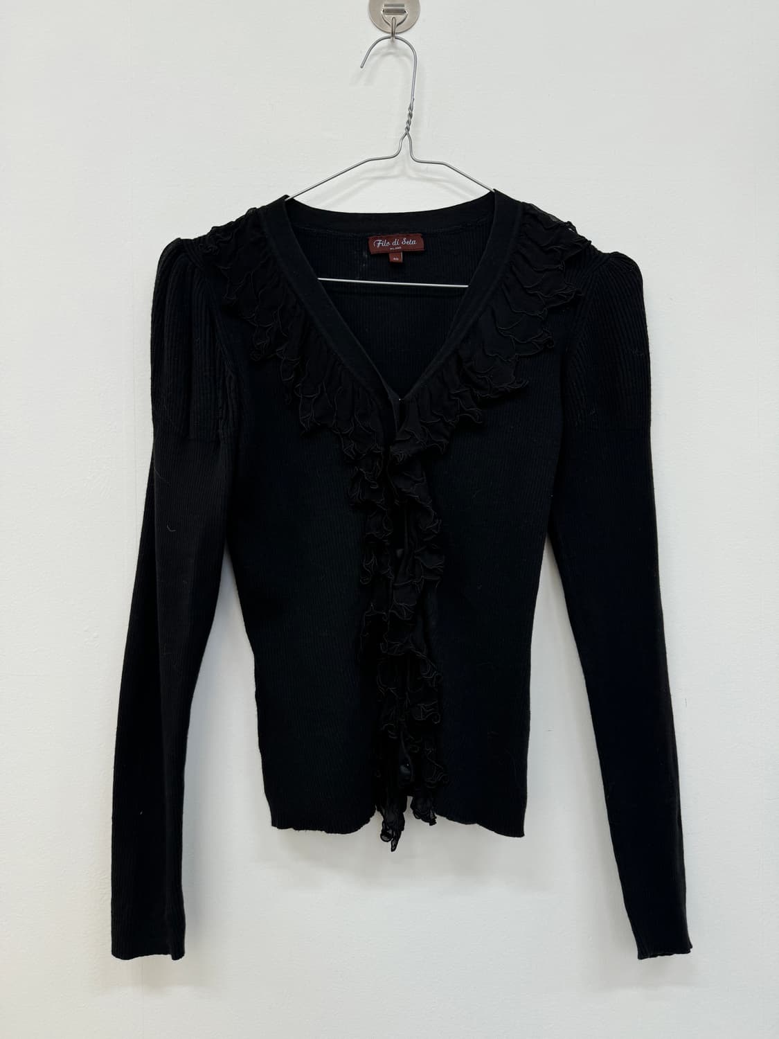 frill design slim cardigan 상품이미지4