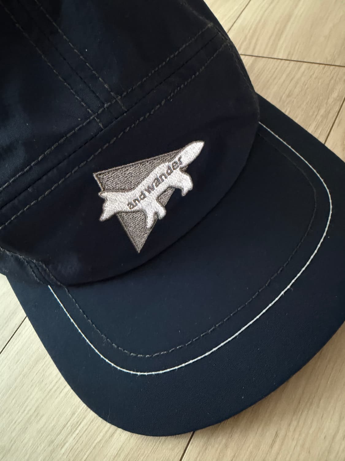 앤드원더 메종키츠네 콜라보 볼캡 네이비 모자 상품이미지3