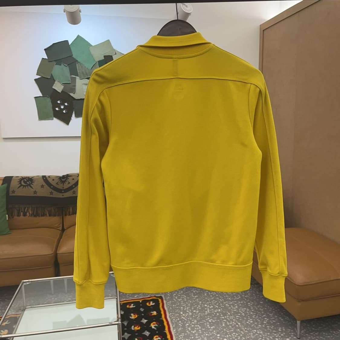 나이키 올드스쿨 빈티지 비비드 머스타드 져지 집업 M C06773 상품이미지4