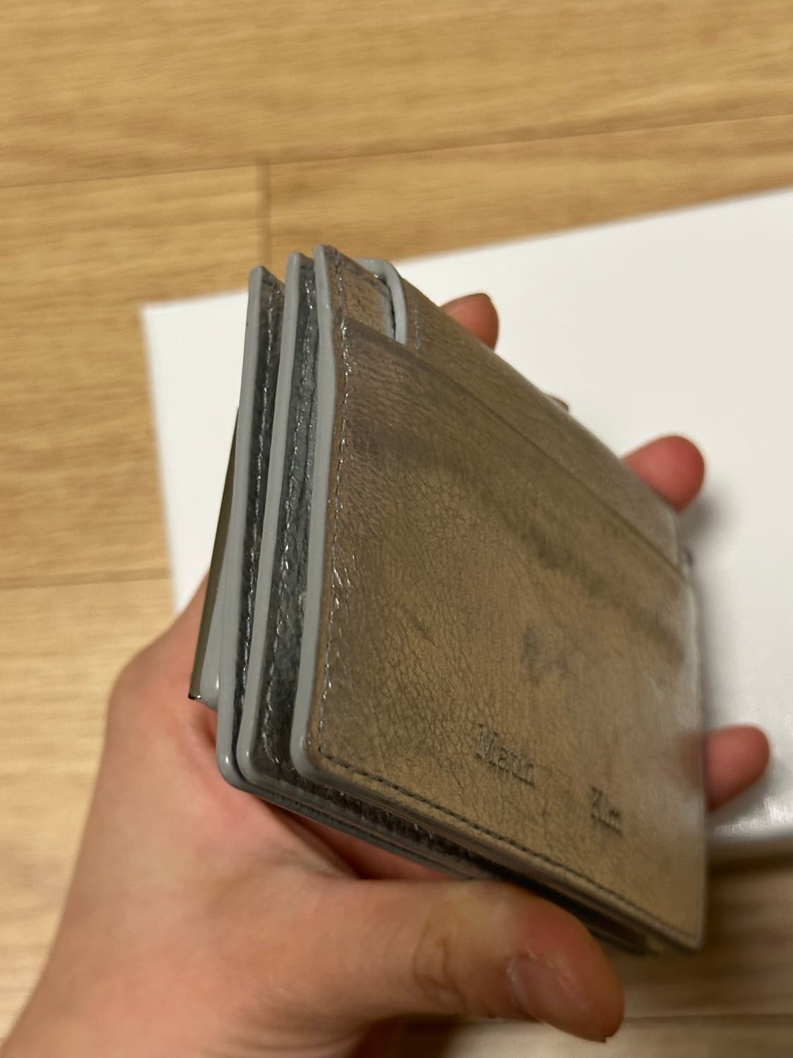 마뗑킴 실버 아코디언 지갑  상품이미지6