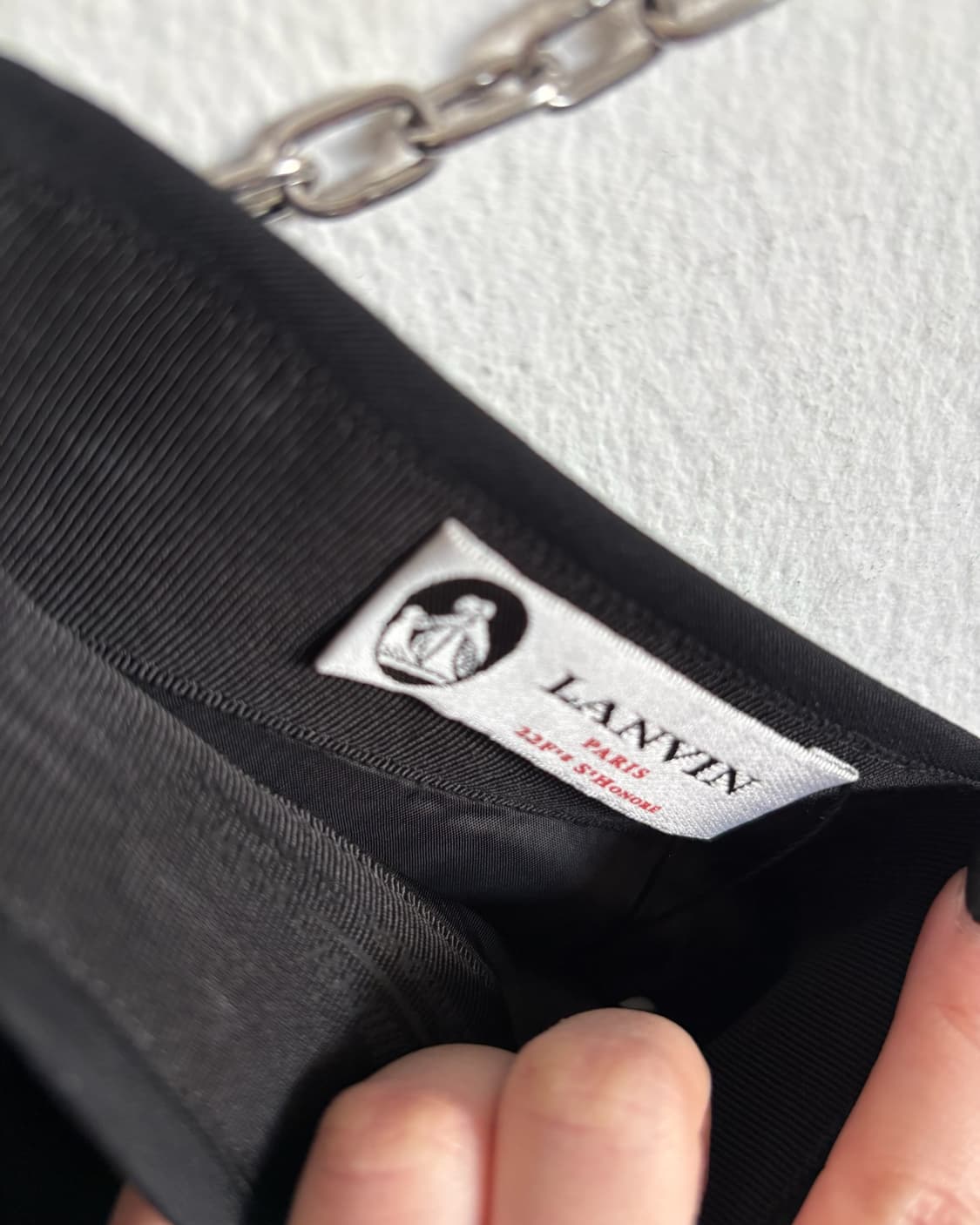 랑방 18SS 비대칭 실크 드레이프 스커트 상품이미지6