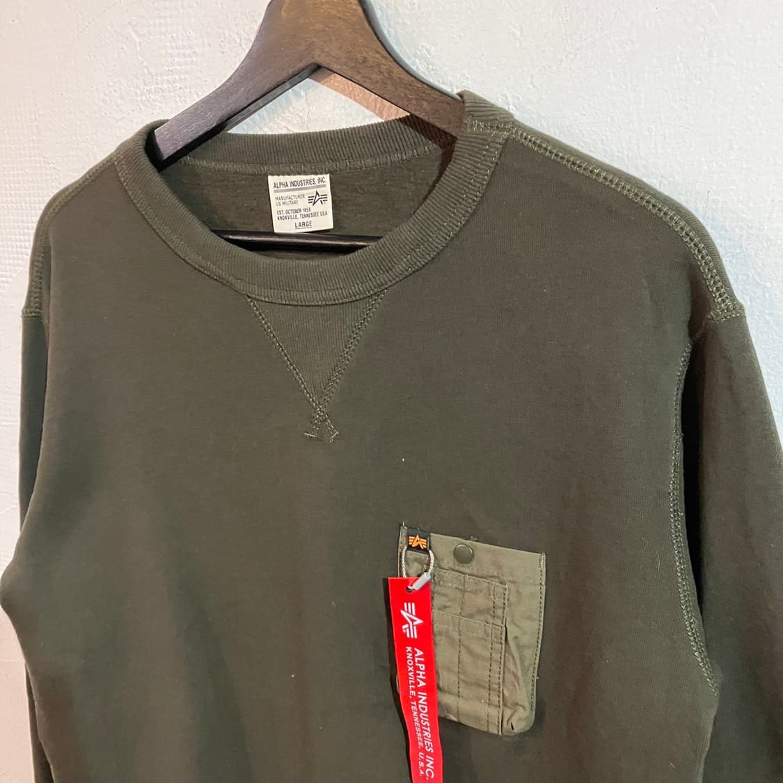 알파인더스트리  맨투맨 상품이미지4