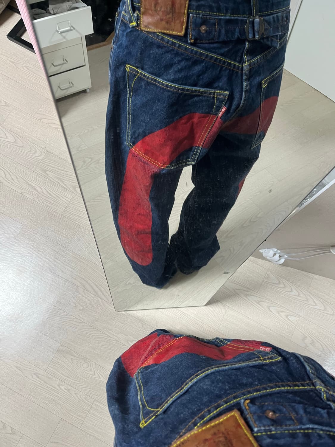 에비수 재팬 No.2 다이콕 빅 프린팅 팬츠 상품이미지1