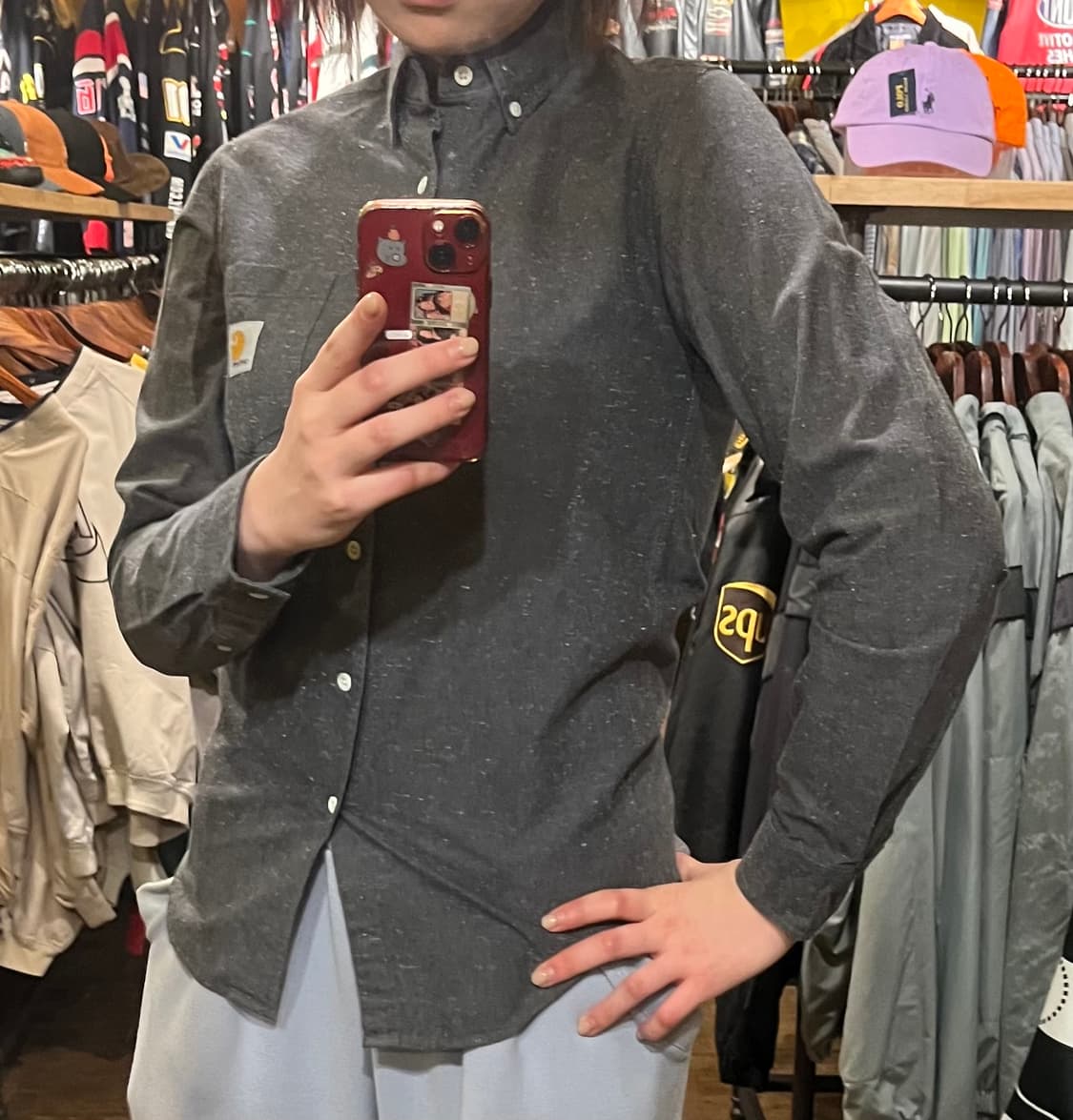 [HI] 칼하트 셔츠 그레이 상품이미지4