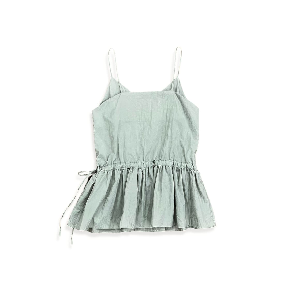 Lettering Nylon Sleeveless Top 상품이미지3