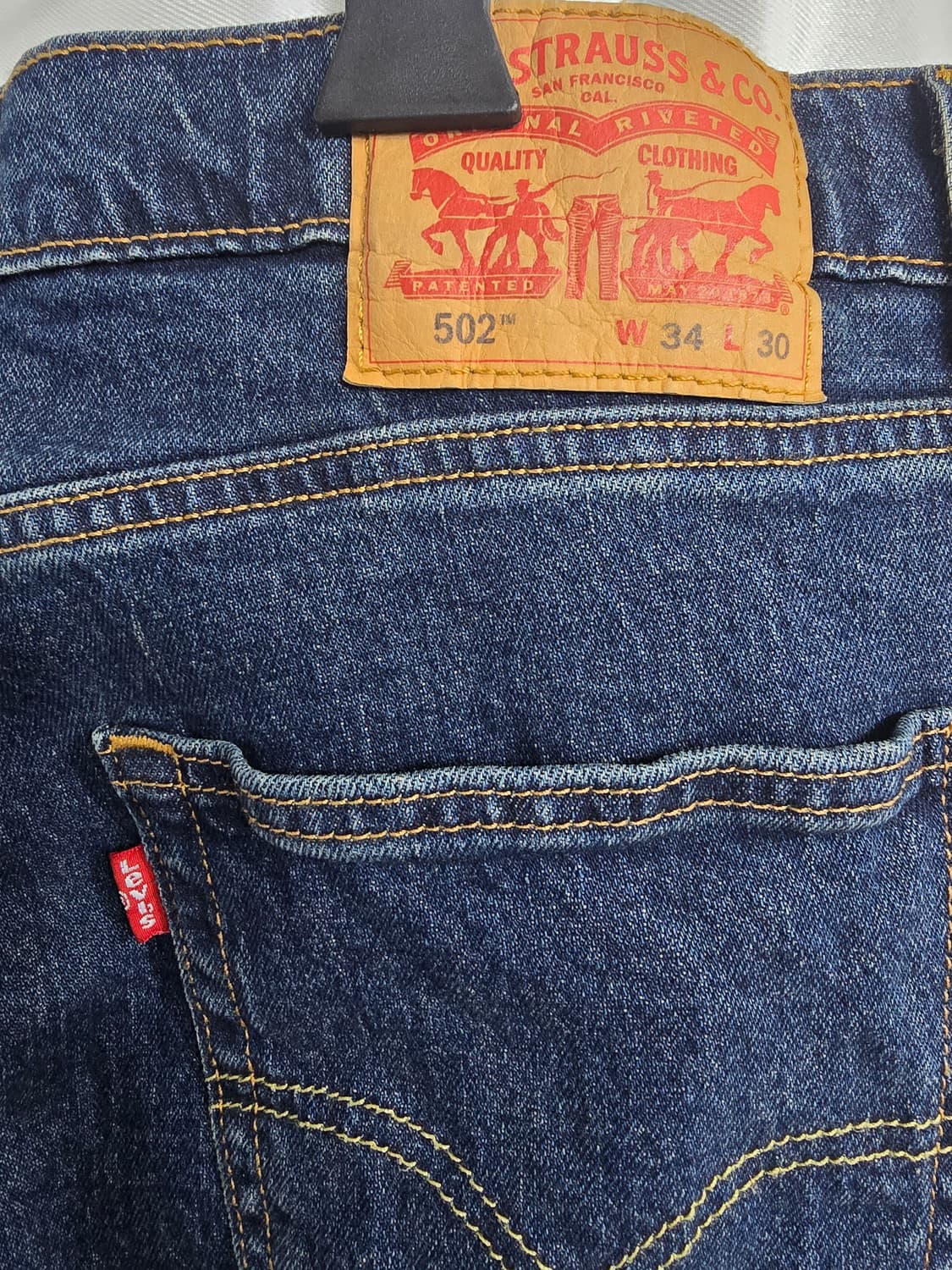 리바이스 502청바지 남성 데님 팬츠 (1718) 상품이미지3