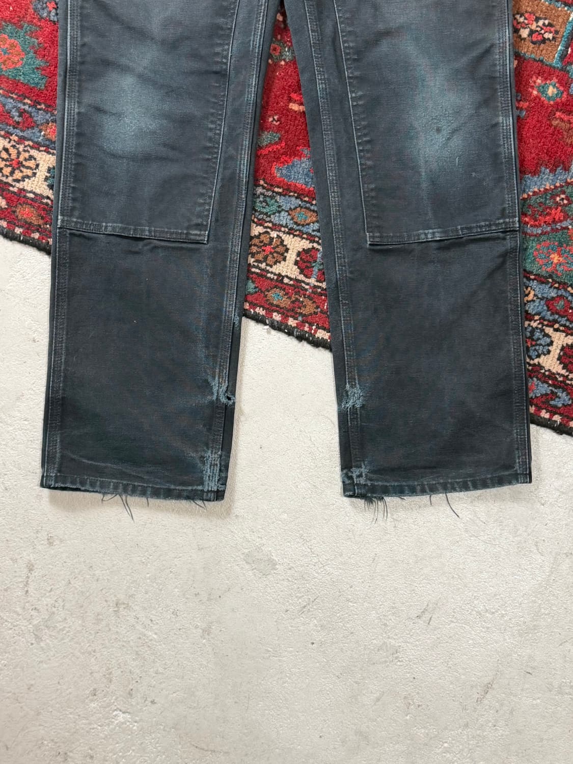 OG USA Made 칼하트 B01 더블니 블랙 칼하트 썩블니 카펜터 상품이미지7