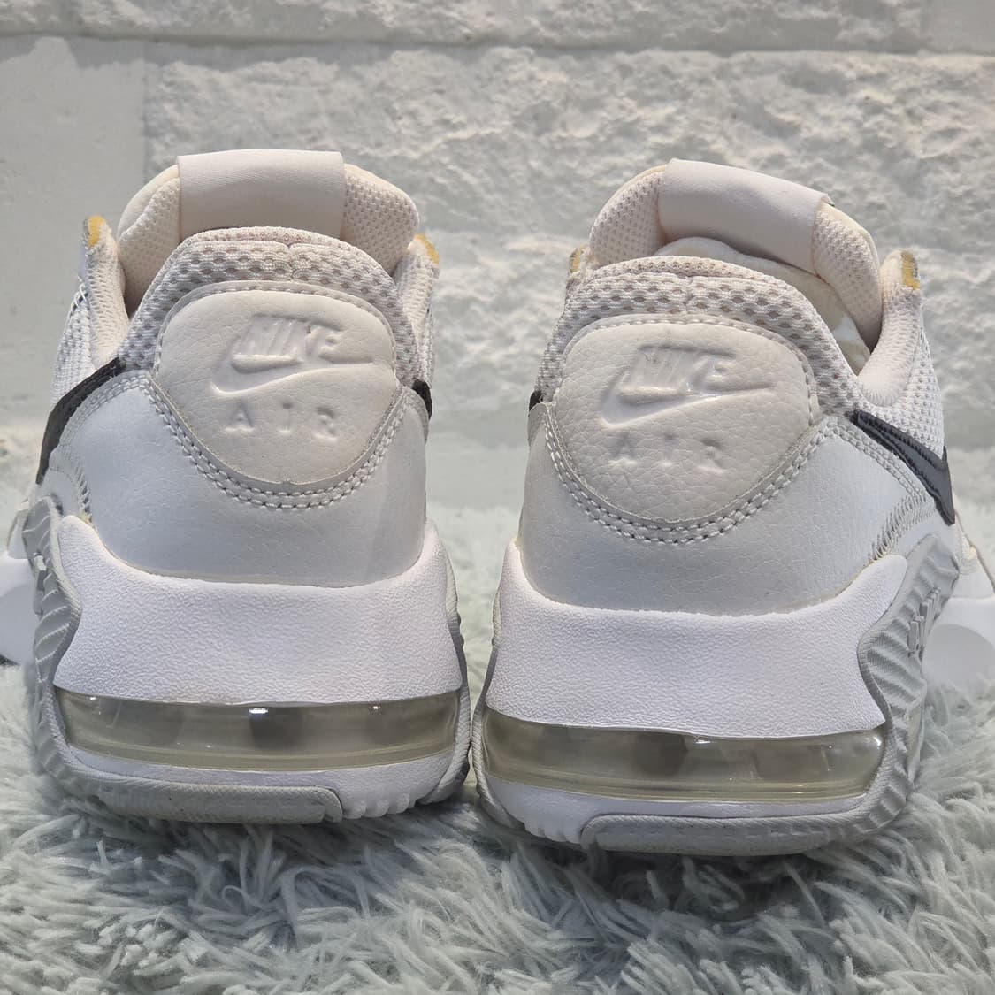 8q-25:나이키 에어맥스 CD5432-101화이트블랙(24cm)-A급 상품이미지4