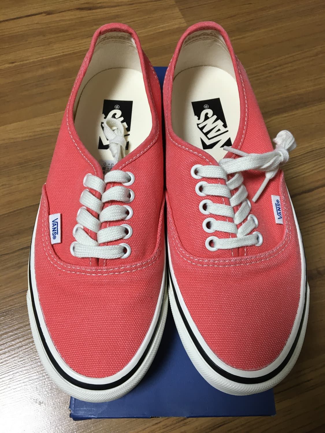 반스 LX 어센틱 44 덕 캔버스 코랄 상품이미지1