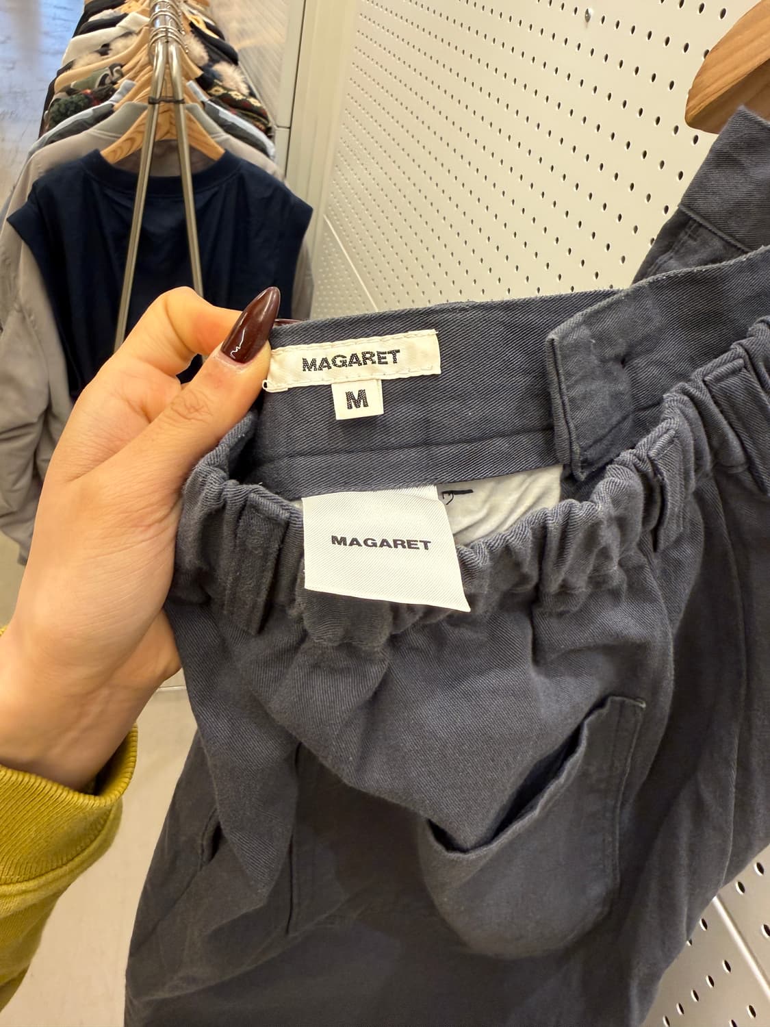 마가렛 투턱 밴딩 와이드 슬랙스 팬츠 U1357 상품이미지5