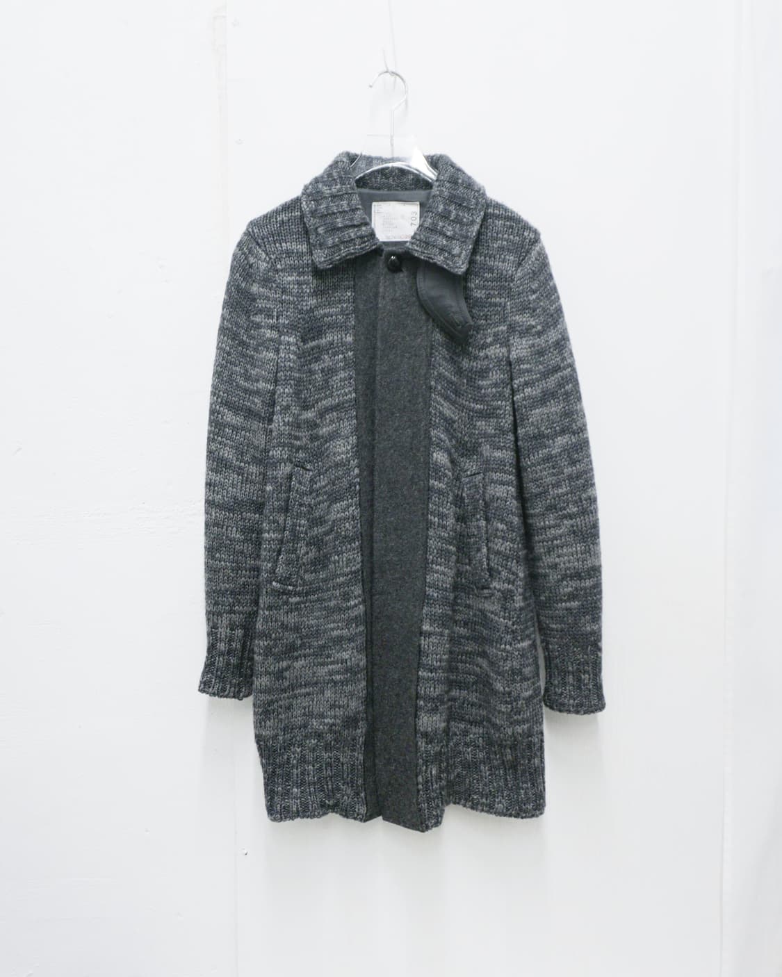 SACAI wool mix knit coat  상품이미지1