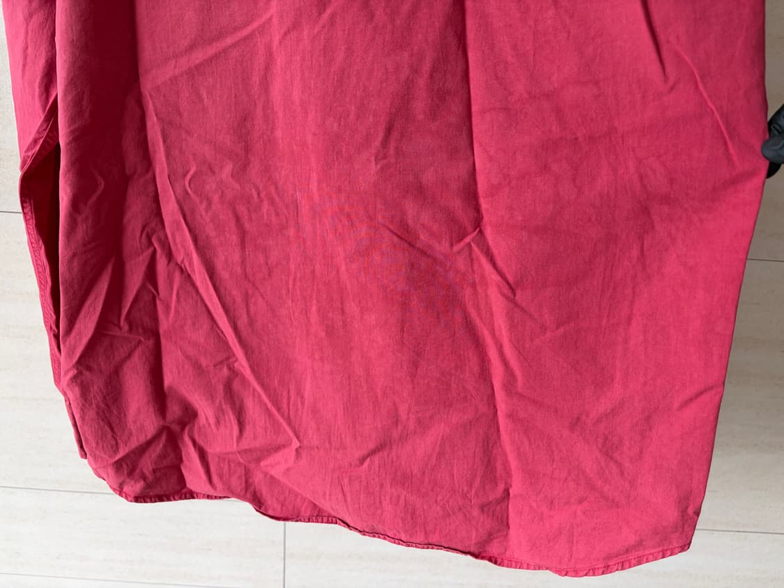 16SS 카브엠트 오버다이 레드 셔츠 상품이미지7