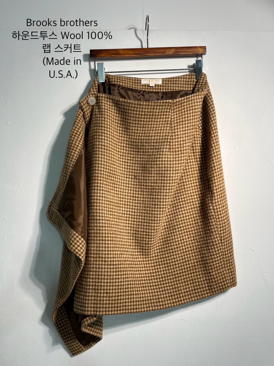 Brooks Brothers 브룩스 브라더스 울100% 랩스커트 USA 상품이미지1