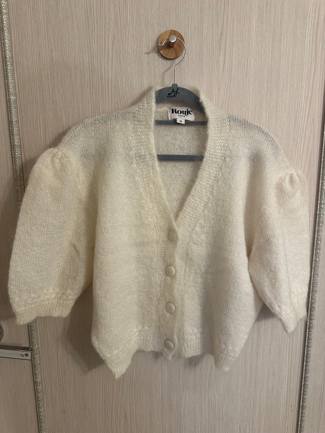 Rouje 루쥬/루즈 논노 모헤어 가디건 사이즈 38 상품이미지8