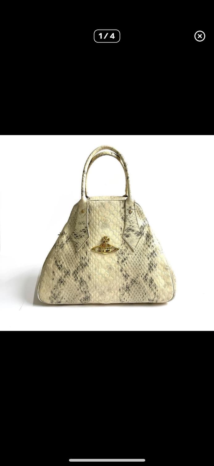 *급처 3월까지* 비비안웨스트우드 파이톤 뱀피가죽 가방 도트백 상품이미지1