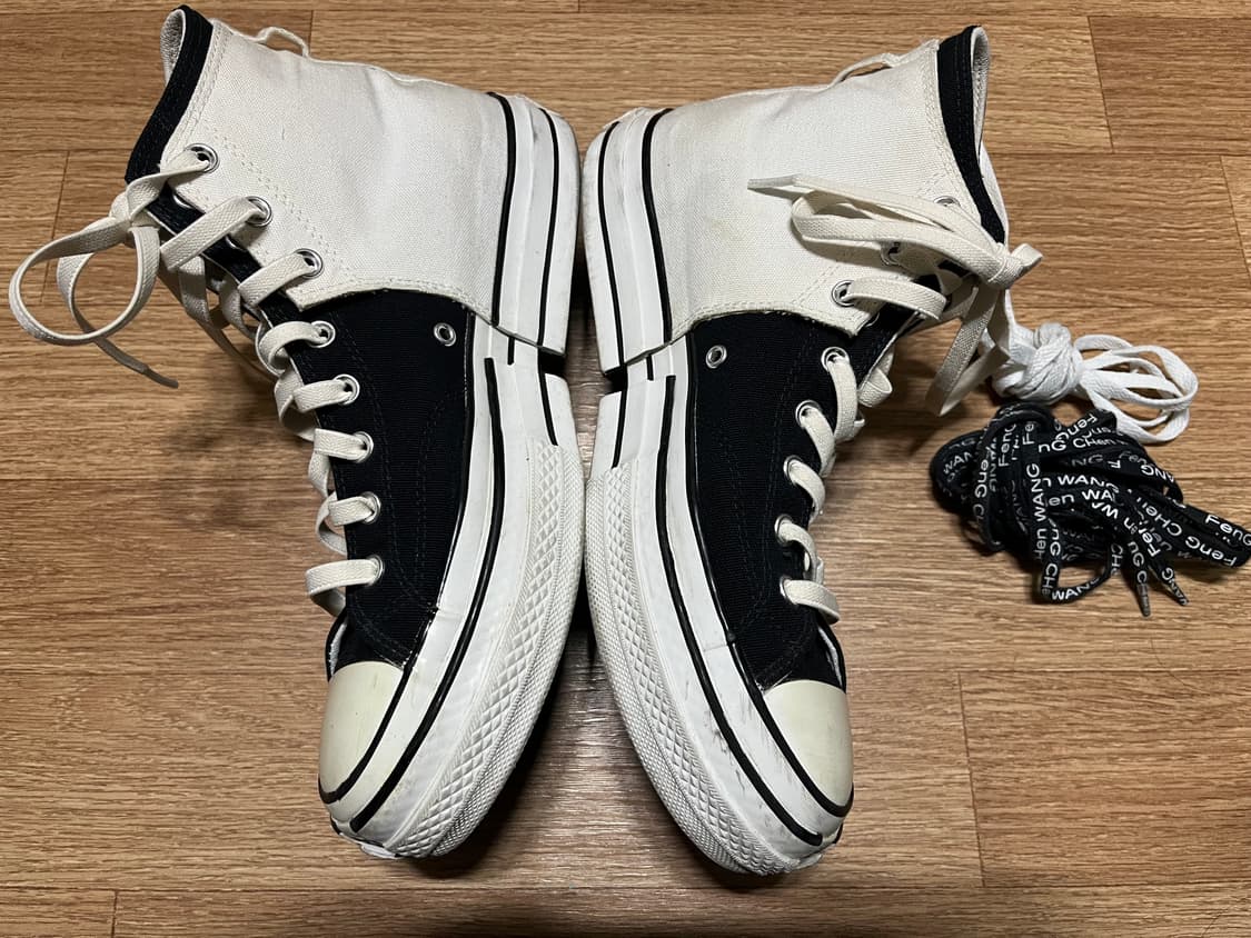 290)컨버스 척 펑첸왕 하이 검흰 상품이미지3