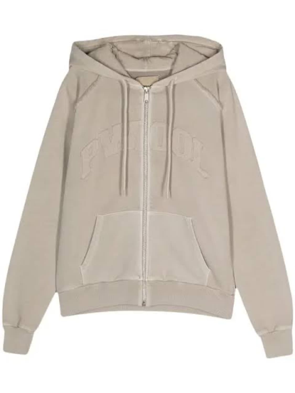 팔로마울 Logo-Appliqué Zipped Hoodie - Grey 상품이미지2